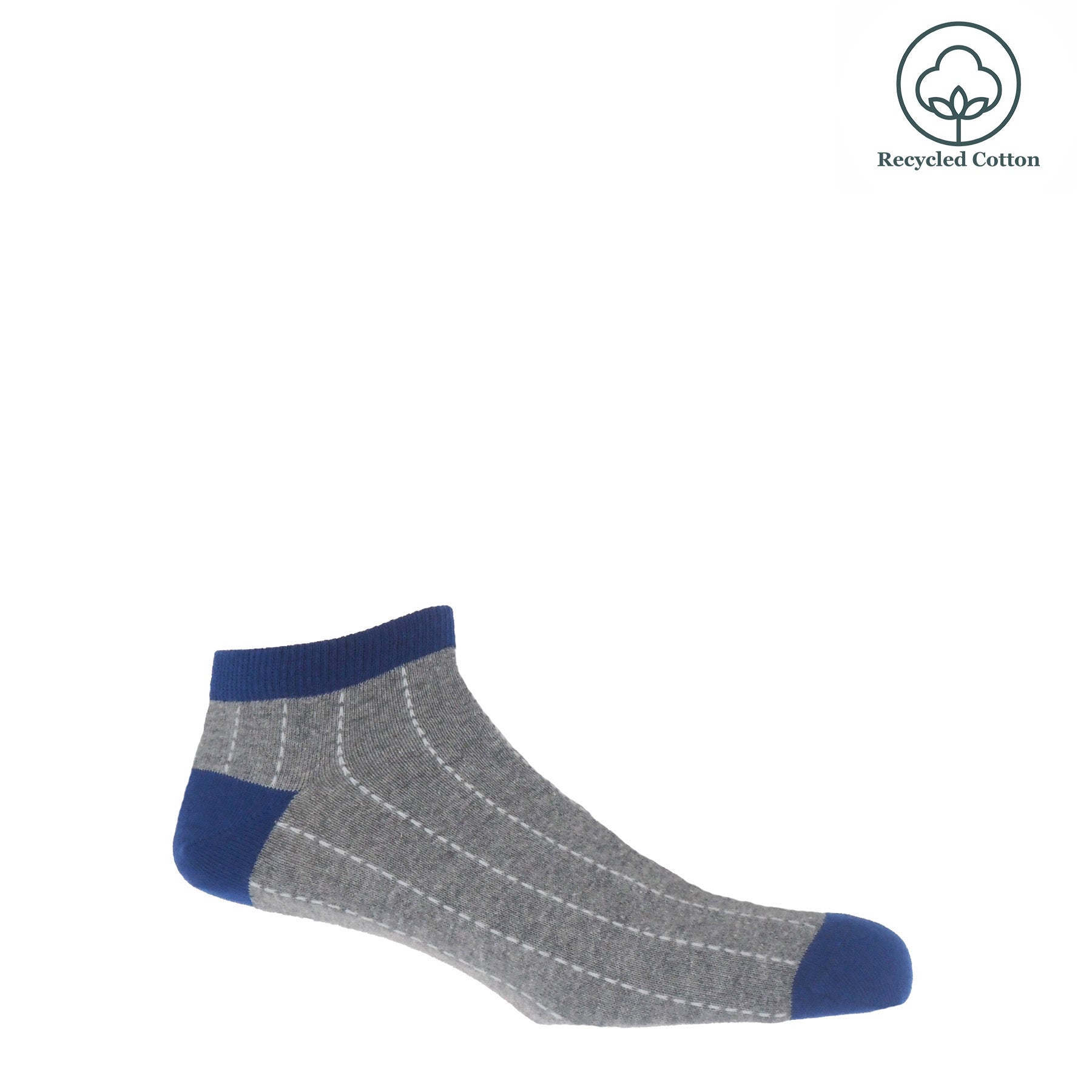 Dash Men's Trainer Socks Grey – Peper Harow - Main Image