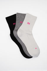 Peper Harow mixed Essential women's quarter crew luxury sport socks fan topshot