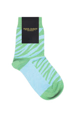 Zebra Women's Socks - Green