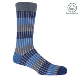 Peper Harow blue Chord men's luxury socks