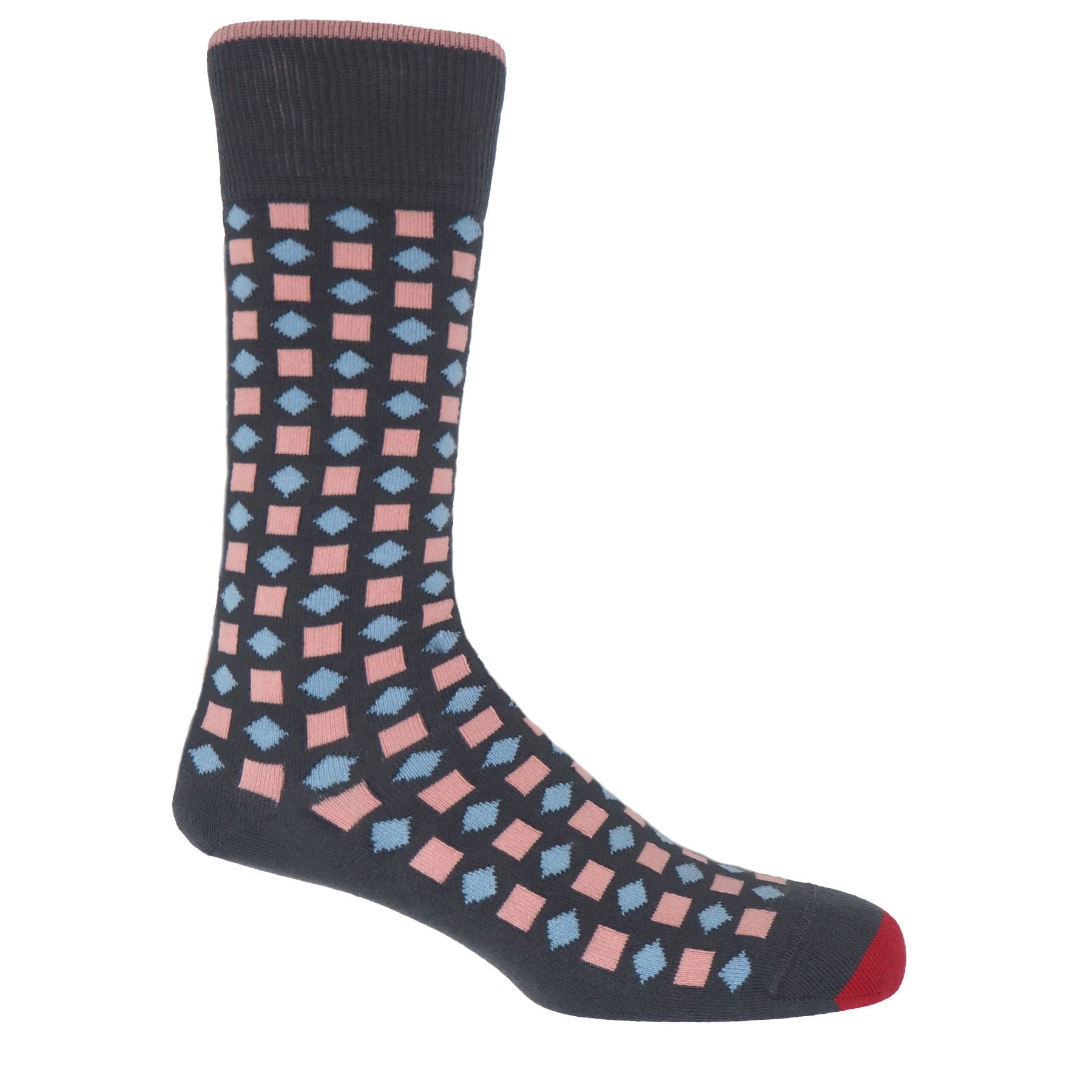 Diamonds Men's Socks Grey Peper Harow