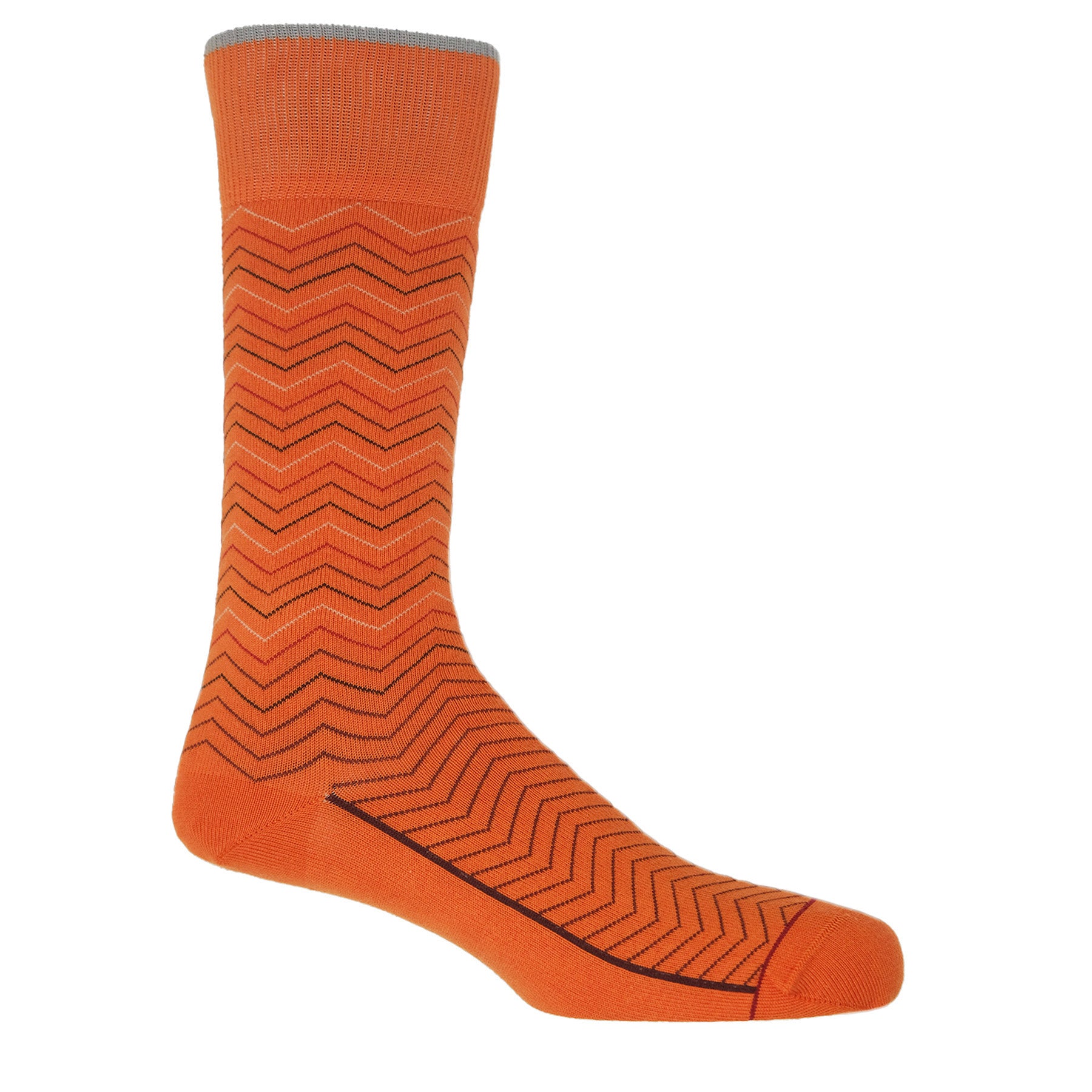 Oblique Men's Socks Orange Peper Harow