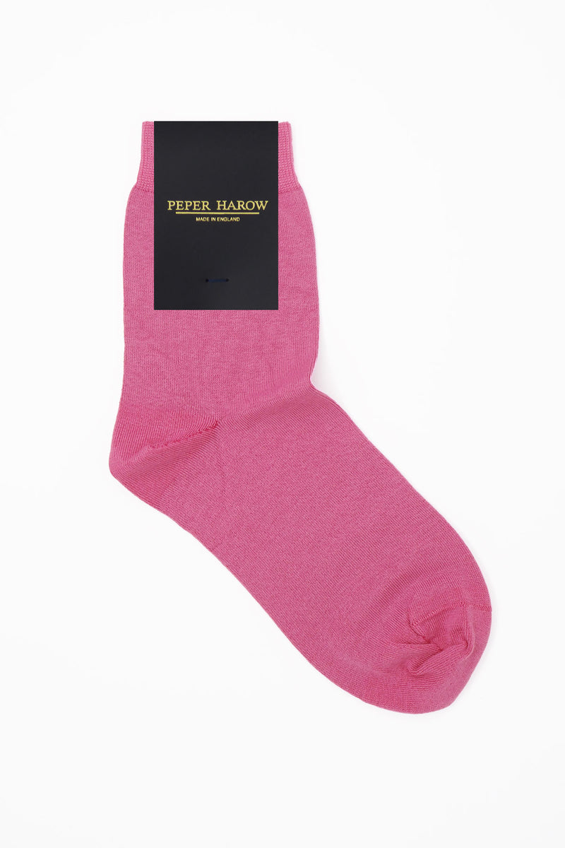 Peper Harow pink Classic women's luxury socks rider