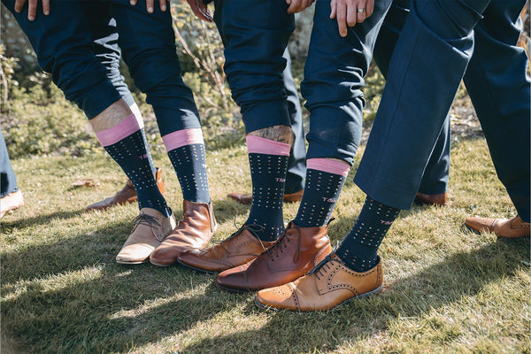 Peper Harow Personalised Wedding Socks