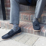 men man socks sock wearing autumn winter peper harow luxury suit smart casual style look