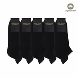 Women's Black Trainer Sport Socks Bundle - Organic