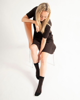 Vector Stripe Women's Socks - Black