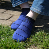 peper harow black blue stripe trainer luxury socks sock men wearing sock summer sport