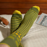 Grad Polka Men's Socks - Green