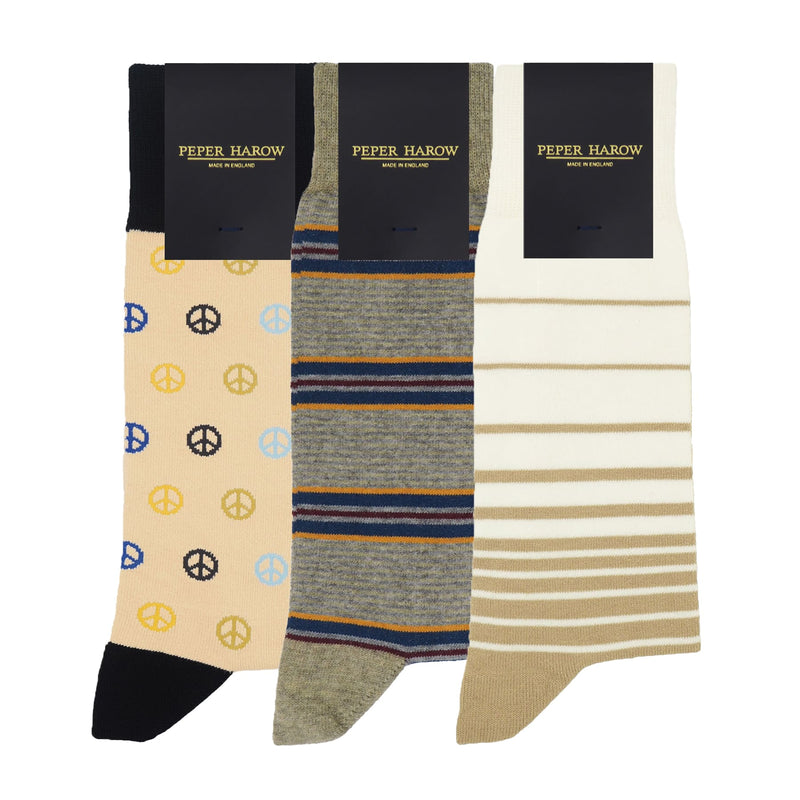Men’s Socks Bundle - Beige