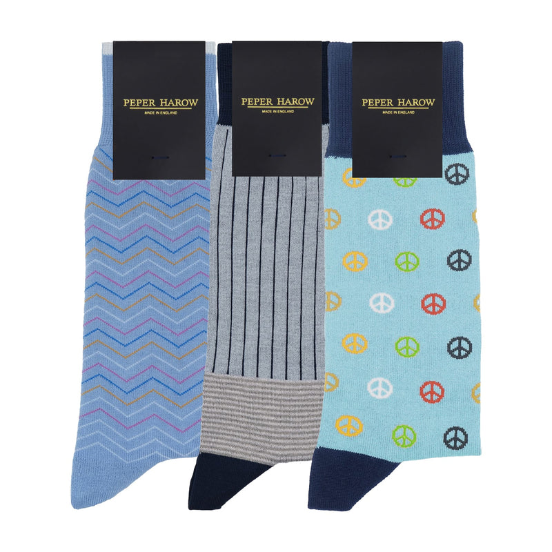 Men’s Socks Bundle - Light Blue
