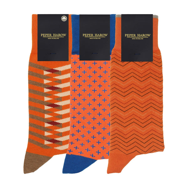 Men’s Socks Bundle - Orange
