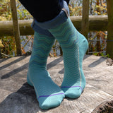 Zigzag Men's Socks - Teal