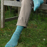 Zigzag Men's Socks - Teal