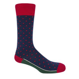 Pin Polka Herrensocken - Rosa