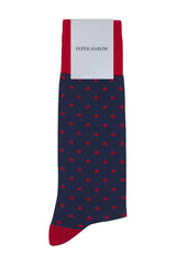 Pin Polka Herrensocken - Rosa