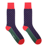 Pin Polka Herrensocken - Rosa