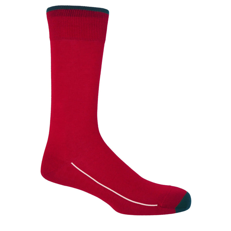 Square Mile Men's Socks - Red