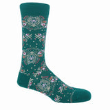Ayame Floral Men's Socks - Green