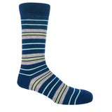 Ayame Multi Stripe Men's Socks - Navy
