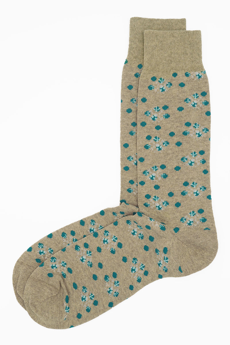 Ayame Snowing Men's Socks - Beige