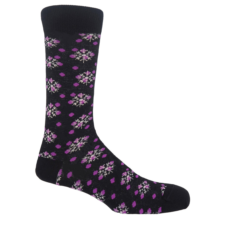 Ayame Snowing Men's Socks - Black