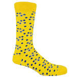 Ayame Snowing Men's Socks - Yellow