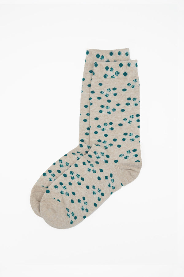 Ayame Snowing Women's Socks - Beige