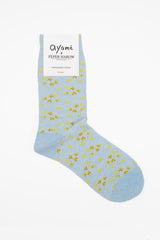 Ayame Snowing Women's Socks - Blue