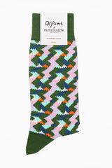 Ayame Thunder Men's Socks - Green