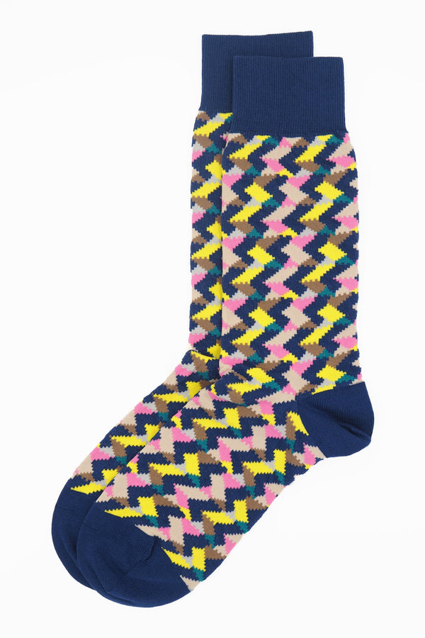 Ayame Thunder Men's Socks - Navy