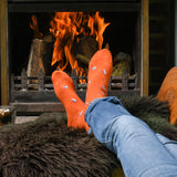 Umbrella Men's Socks - Orange