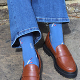 Cricket Women's Socks - Blue