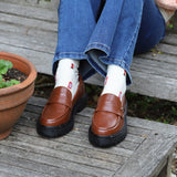 Post Box Women's Socks - Cream