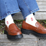Post Box Women's Socks - Cream