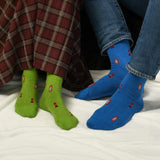 Post Box Men's Socks - Blue