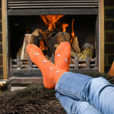 Umbrella Men's Socks - Orange