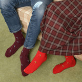 Umbrella Men's Socks - Maroon