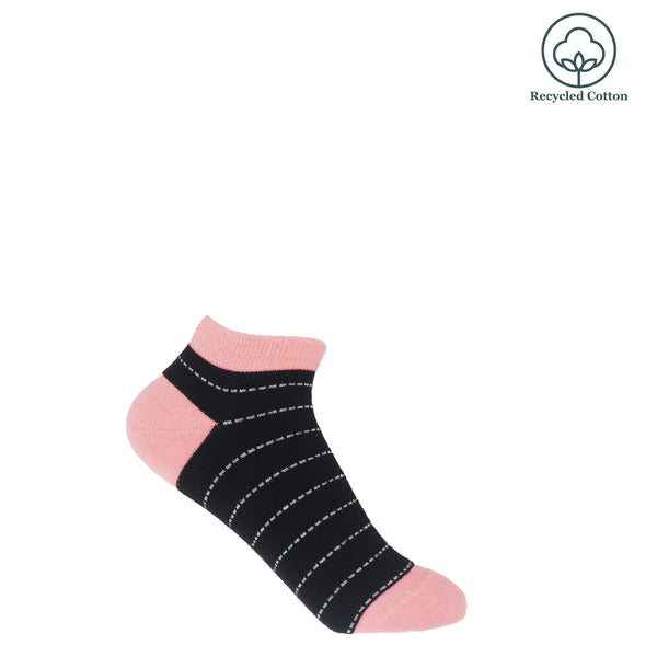 Dash Women's Trainer Socks Bundle - Pink, Mint & Black