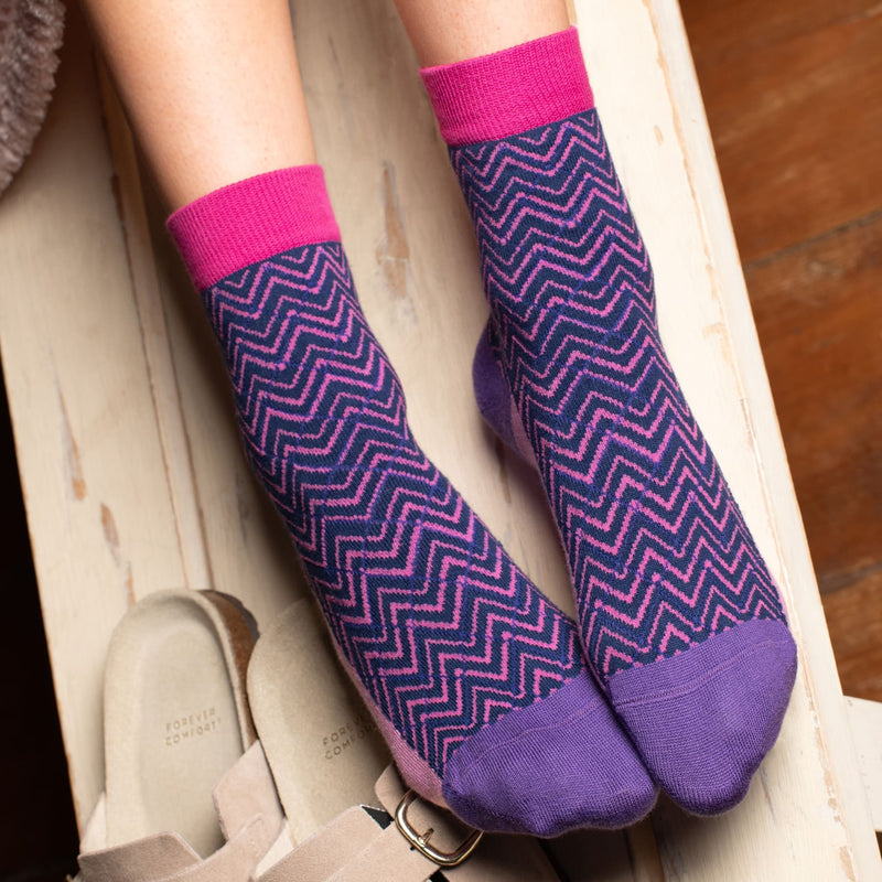 Metaverse Women's Socks - Purple