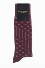 Beads Men's Socks - Maroon