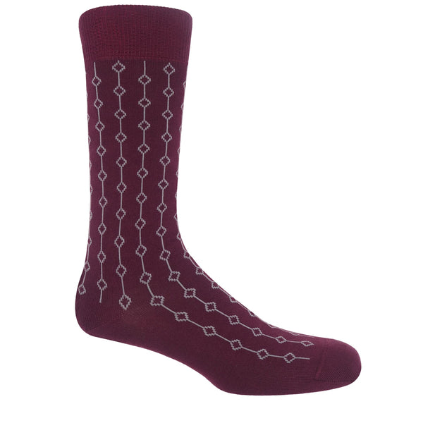 Beads Men's Socks - Maroon