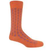 Beads Men's Socks - Orange