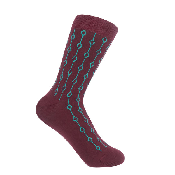 Beads Women's Socks - Maroon