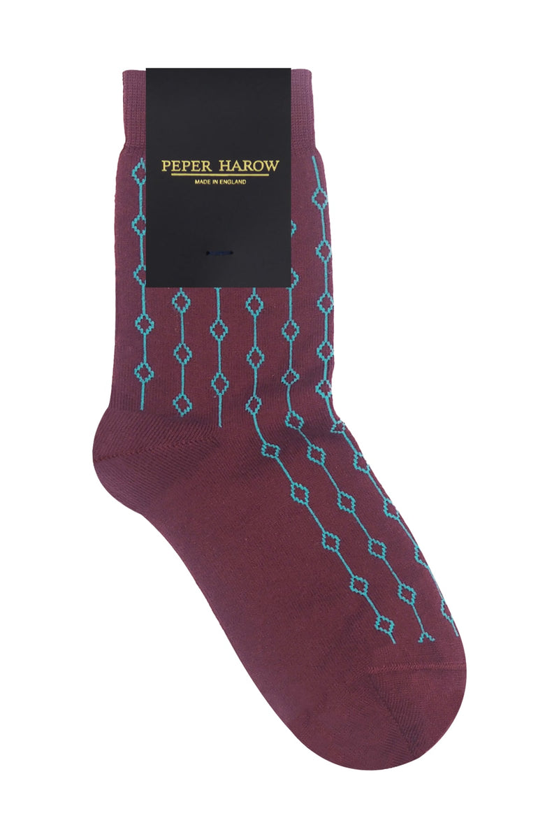 Beads Women's Socks - Maroon