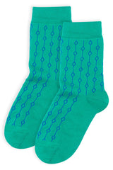 Beads Women's Socks - Teal