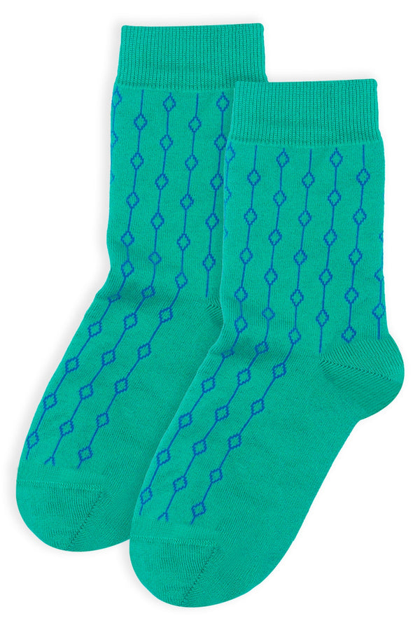 Beads Women's Socks - Teal