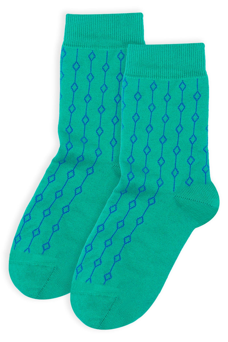 Beads Women's Socks - Teal