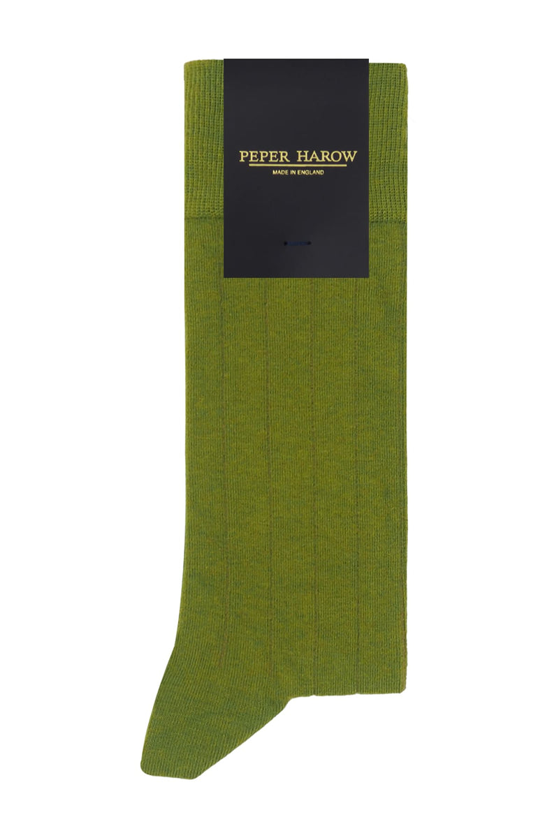 Indulgent Cashmere Men's Socks - Green
