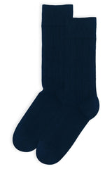 Indulgent Cashmere Men's Socks - Navy